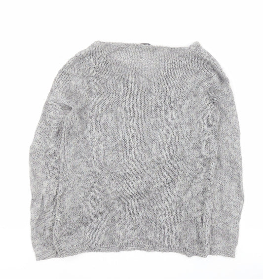 Womens UK Size 8 Marks and Spencer Grey Pullover Jumper