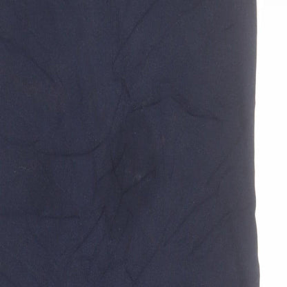 Marks and Spencer Womens Blue  Cotton Bodycon  Size 14  Round Neck Pullover
