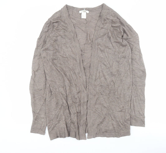 Womens UK Size XS H&M Brown Cardigan Jumper