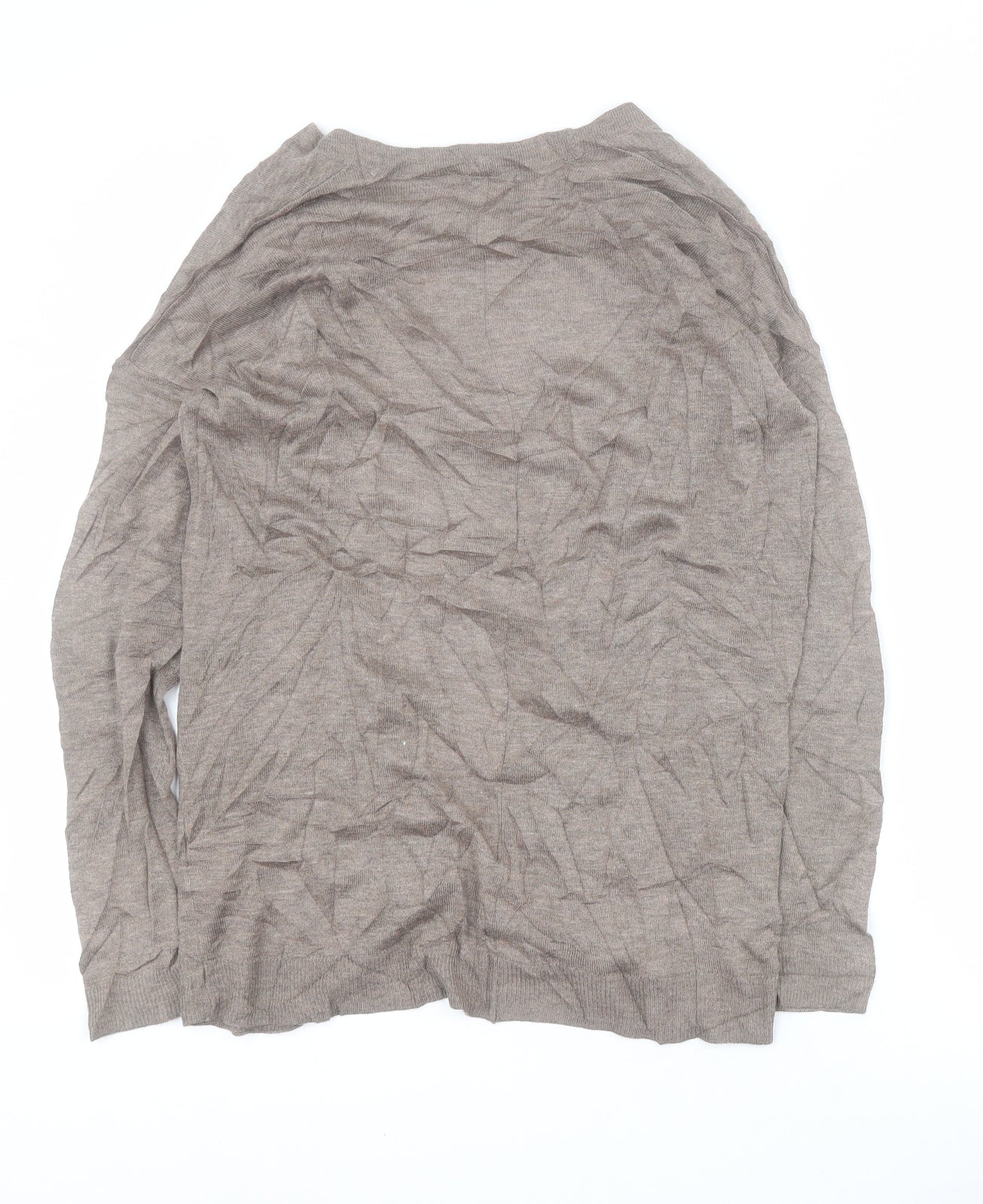 Womens UK Size XS H&M Brown Cardigan Jumper