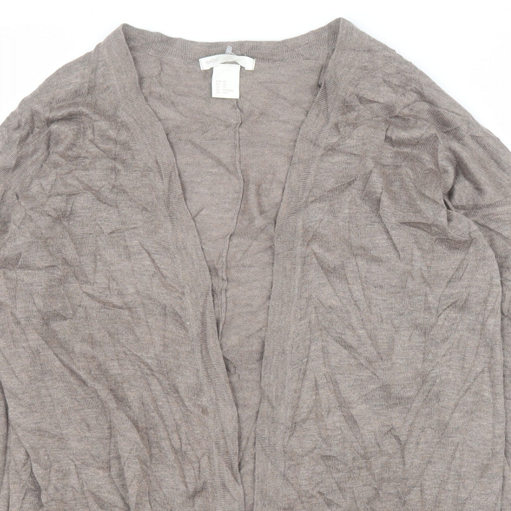 Womens UK Size XS H&M Brown Cardigan Jumper
