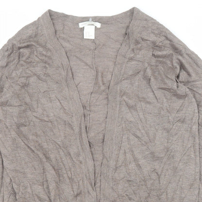 Womens UK Size XS H&M Brown Cardigan Jumper