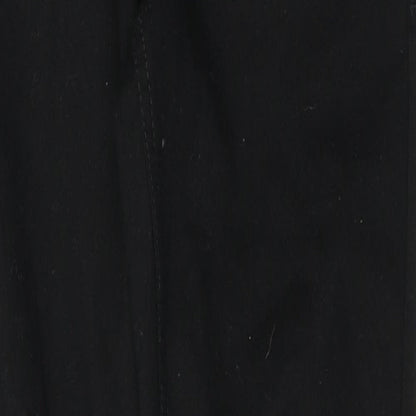 New Look Womens Black  Cotton Skinny Jeans Size 30 in L30 in Regular Button