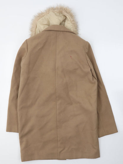 Womens UK Size 8 Atmosphere Beige Pea Coat