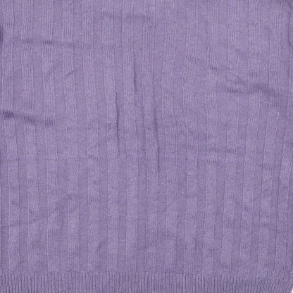 Womens UK Size XS Marks and Spencer Purple Pullover Jumper