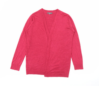 Womens UK Size 12 Studio Pink Cardigan Jumper