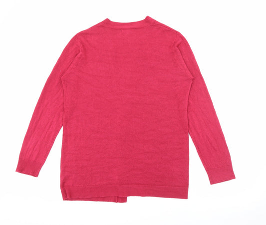 Womens UK Size 12 Studio Pink Cardigan Jumper