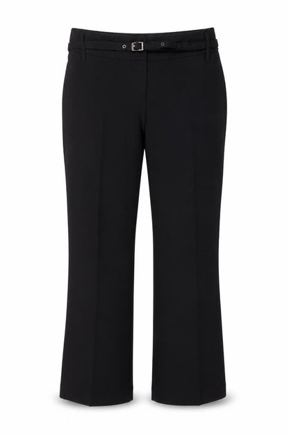 NEXT Womens Black  Polyester Trousers  Size 12 L28 in Regular Button