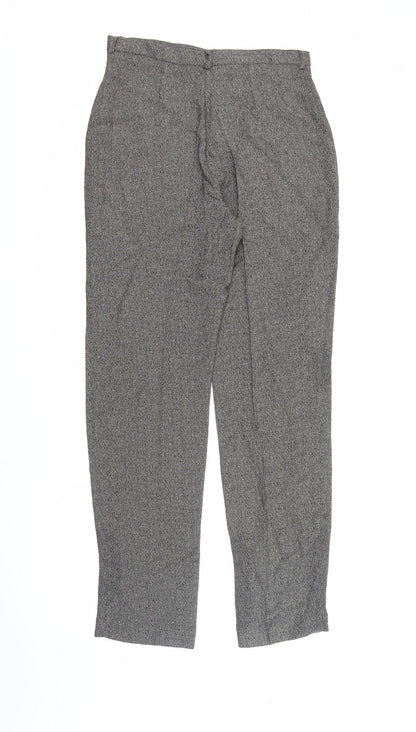 Equivoque Womens Beige  Viscose Trousers  Size 14 L30 in Regular Button
