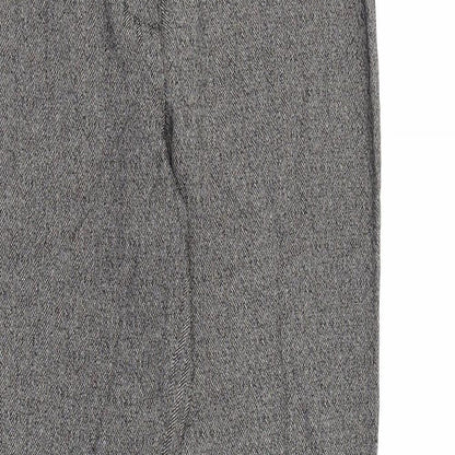Equivoque Womens Beige  Viscose Trousers  Size 14 L30 in Regular Button