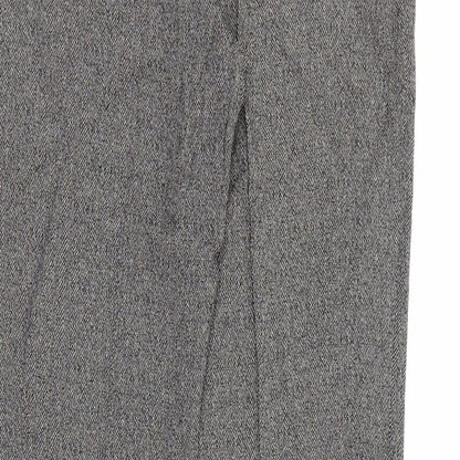 Equivoque Womens Beige  Viscose Trousers  Size 14 L30 in Regular Button