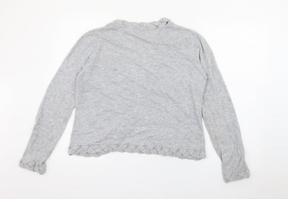 Womens UK Size L M&Co Grey Cardigan Jumper