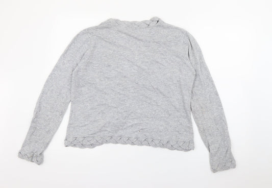Womens UK Size L M&Co Grey Cardigan Jumper
