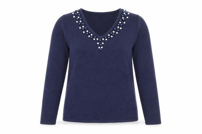 Womens UK Size S Klass Blue Pullover Jumper