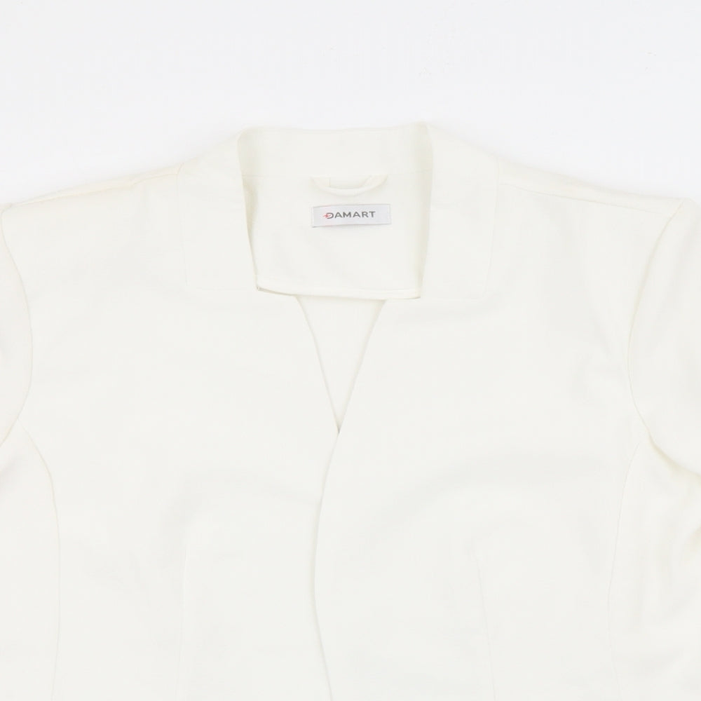 Womens UK Size 14 Damart White Jacket