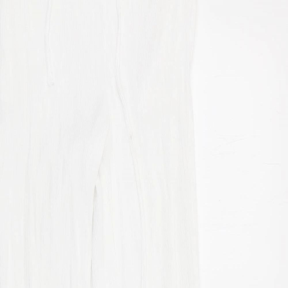 Womens UK Size 12 Damart Regular Fit  White Trousers