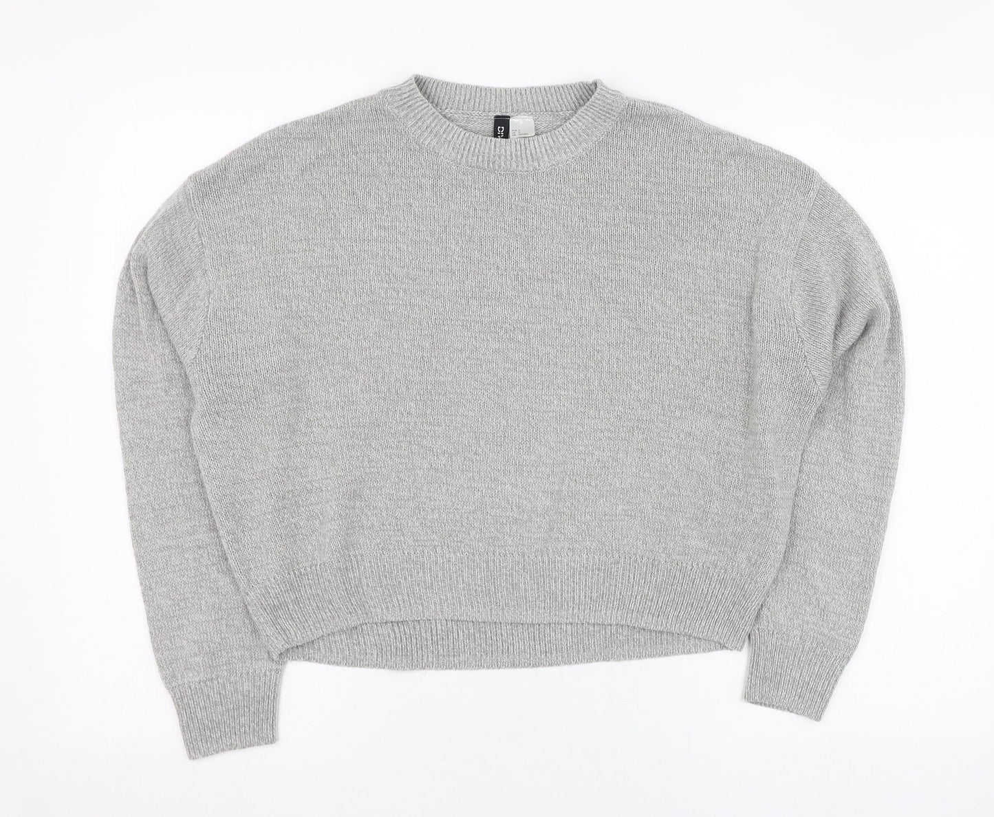 Womens UK Size S H&M Grey Pullover Jumper