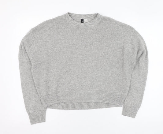 Womens UK Size S H&M Grey Pullover Jumper