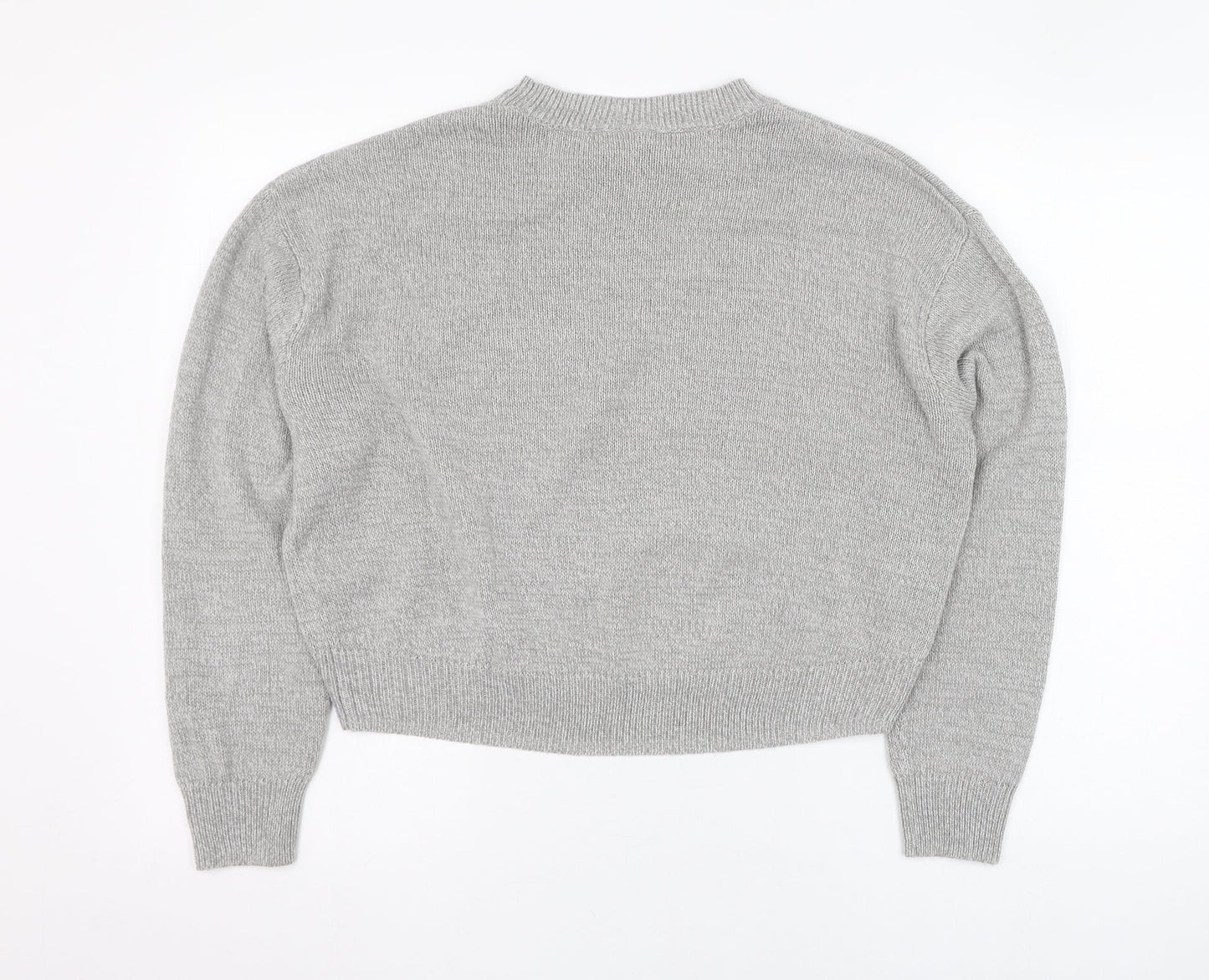 Womens UK Size S H&M Grey Pullover Jumper