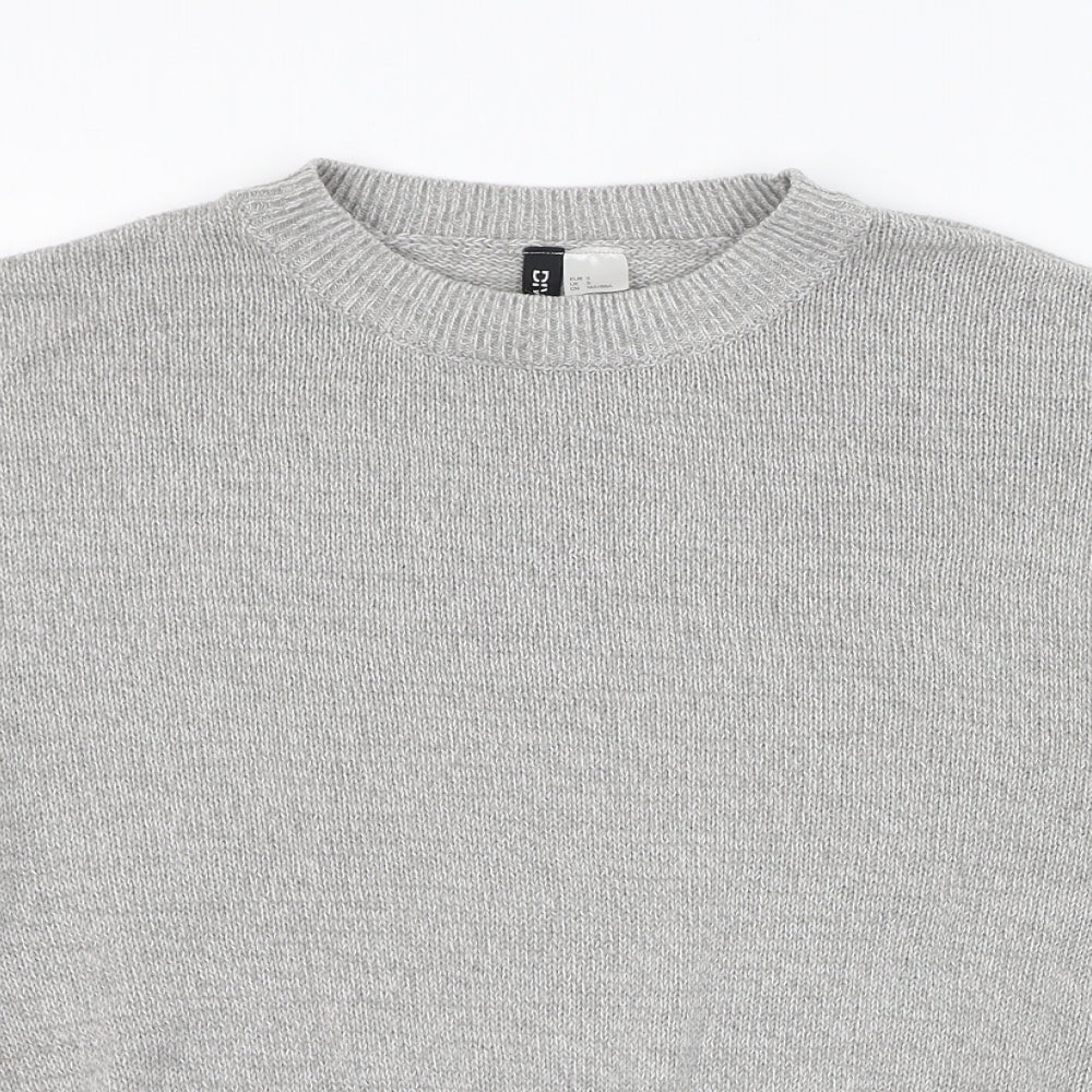 Womens UK Size S H&M Grey Pullover Jumper