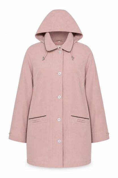 Womens UK Size 14 River Oak Pink Overcoat