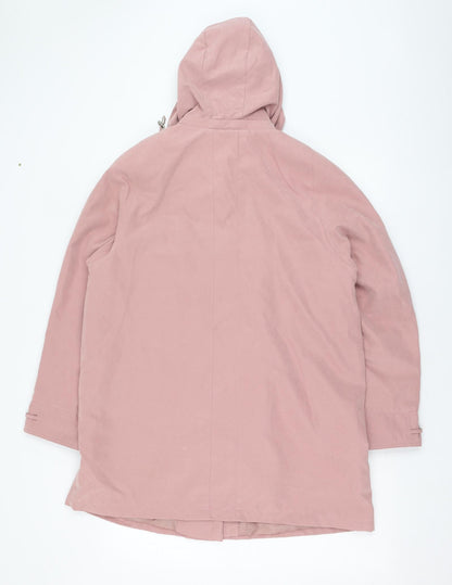 Womens UK Size 14 River Oak Pink Overcoat