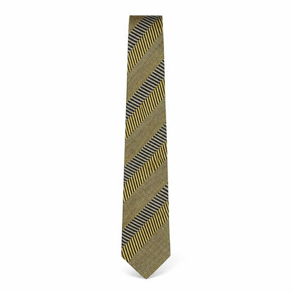 Bruno Manchesi Mens Multicoloured Striped Silk Pointed Tie One Size
