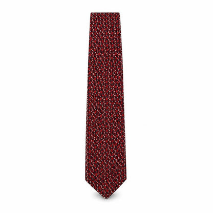 Mens James Barry Multicoloured Geometric  Pointed Tie