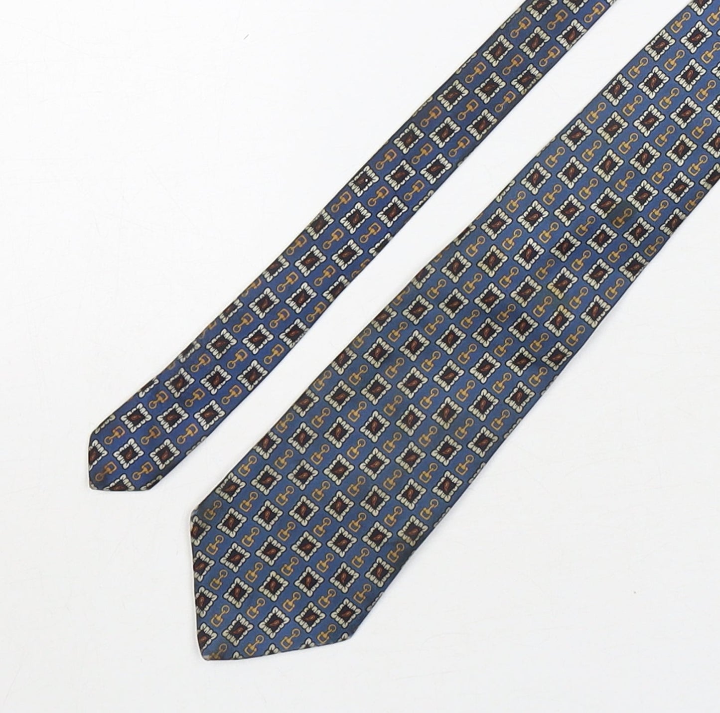 Mens Berkertex Multicoloured Geometric  Pointed Tie