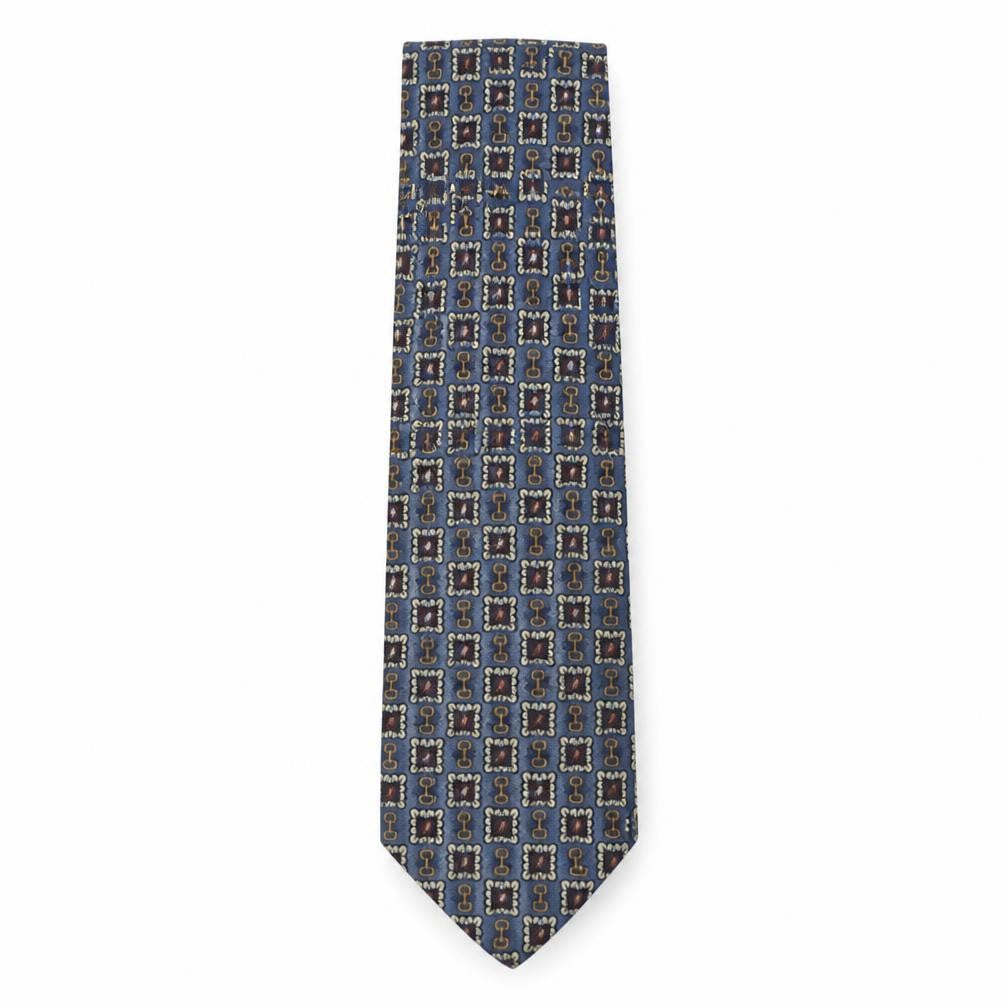 Mens Berkertex Multicoloured Geometric  Pointed Tie