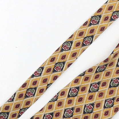 Christian Tyler  Mens Multicoloured Plaids & Checks Silk Pointed Tie One Size