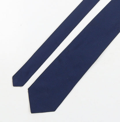 Marks and Spencer Mens Blue  Polyester Pointed Tie One Size