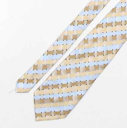 Mens Greenwoods Multicoloured Plaids & Checks  Pointed Tie