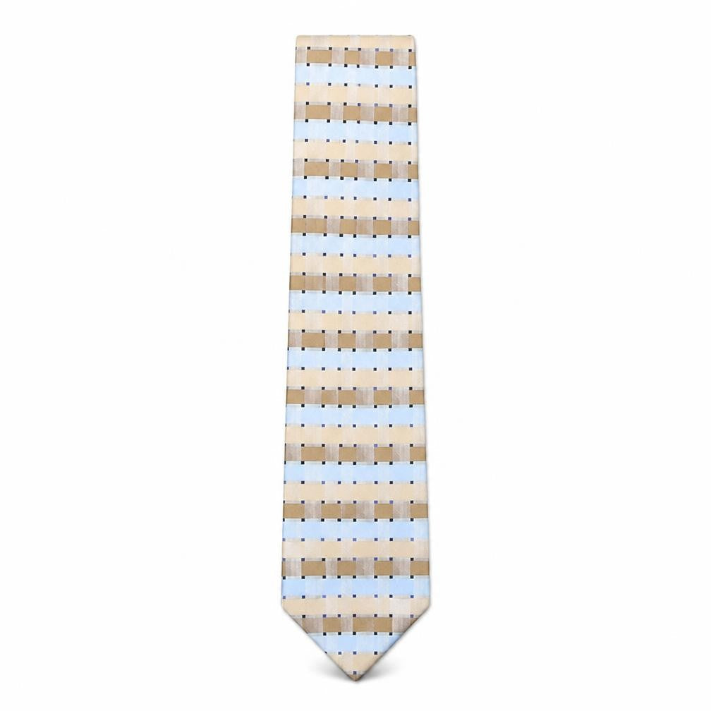 Mens Greenwoods Multicoloured Plaids & Checks  Pointed Tie