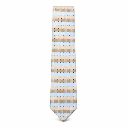 Mens Greenwoods Multicoloured Plaids & Checks  Pointed Tie