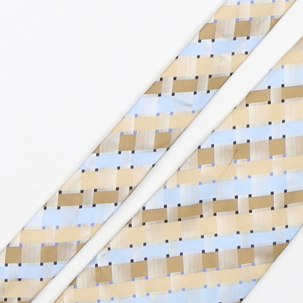 Mens Greenwoods Multicoloured Plaids & Checks  Pointed Tie