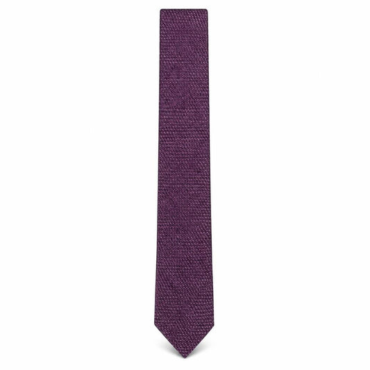 Front view of Next men’s purple geometric polyester pointed tie one size