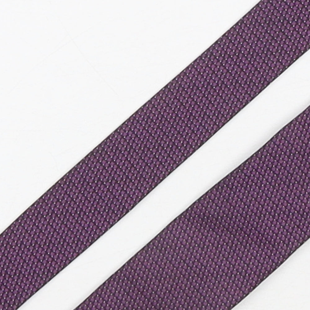 NEXT Mens Purple Geometric Polyester Pointed Tie One Size