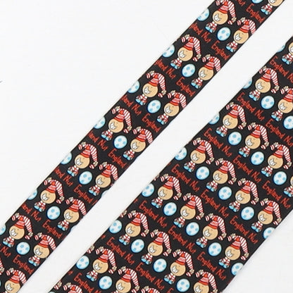Mens Bubblegum Multicoloured Geometric  Pointed Tie