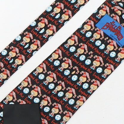 Mens Bubblegum Multicoloured Geometric  Pointed Tie