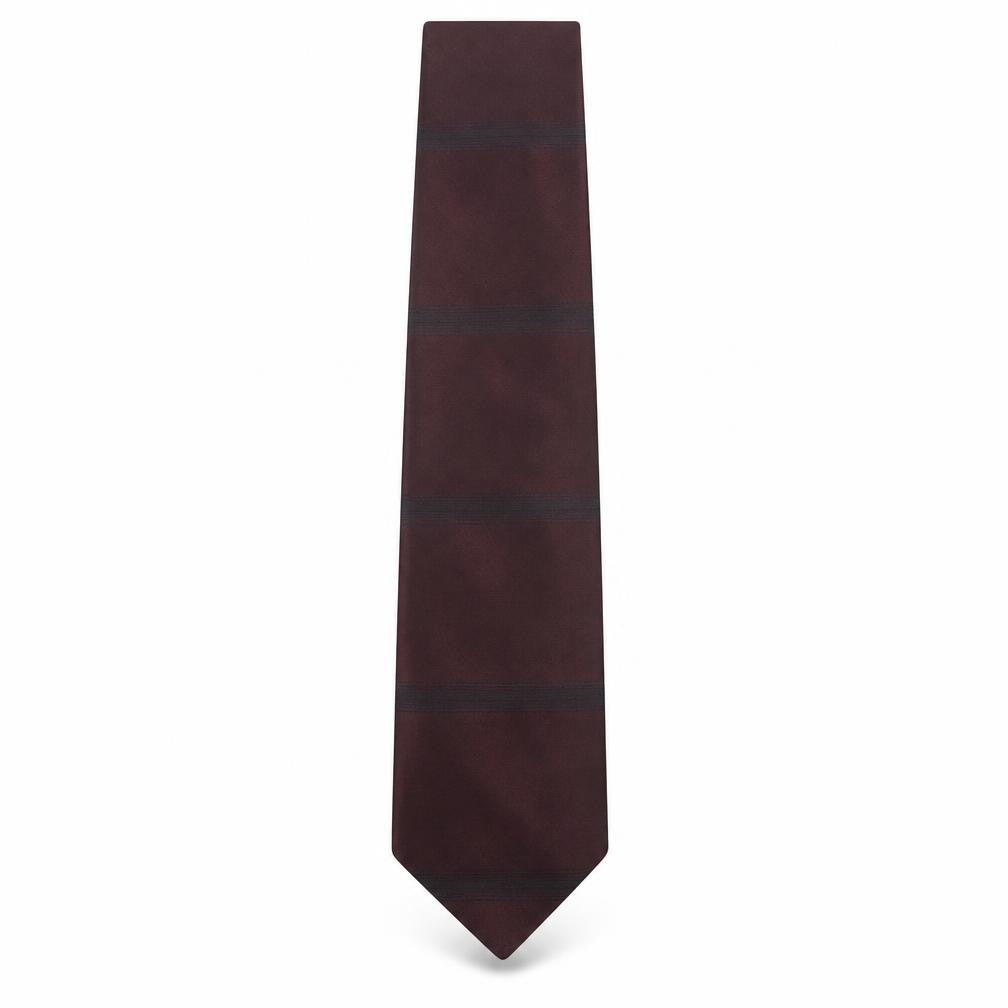 Mens Burton Purple No Pattern  Pointed Tie