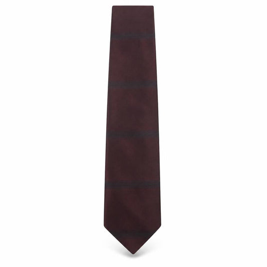 Front view of Burton men’s purple silk pointed tie one size