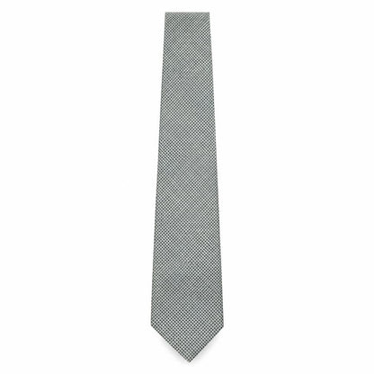 Mens Marks and Spencer Green Geometric  Pointed Tie