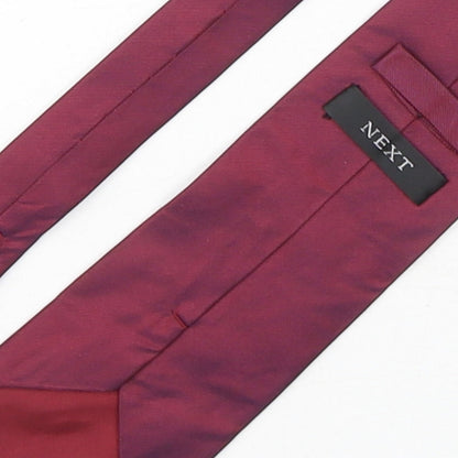 NEXT Mens Purple  Silk Pointed Tie One Size