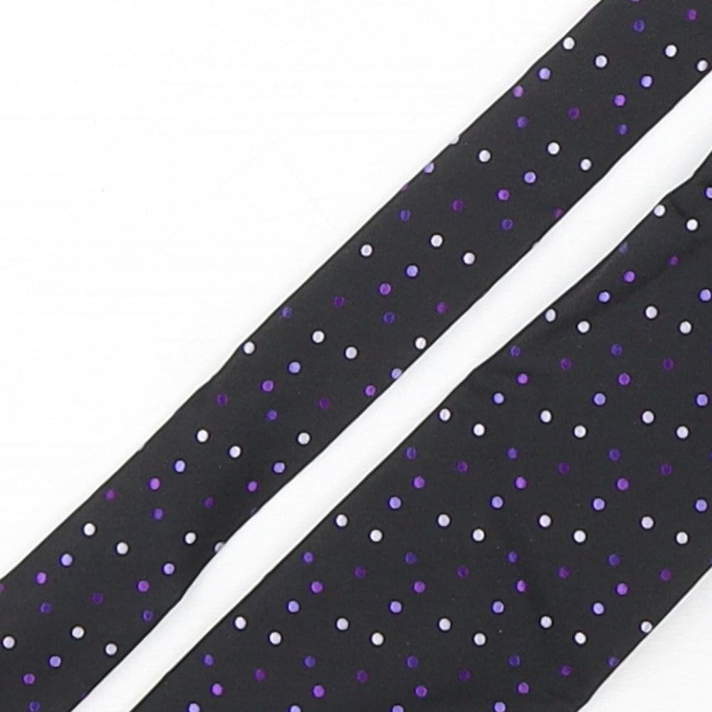 Marks and Spencer Mens Multicoloured Polka Dot Silk Pointed Tie One Size