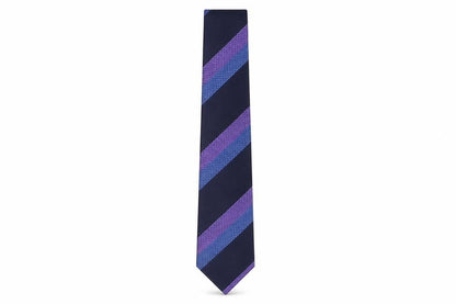 Mens BHS Multicoloured Striped  Pointed Tie