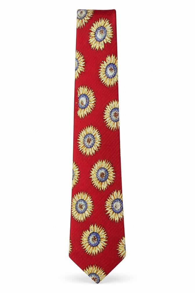 Mens Burton Multicoloured Floral  Pointed Tie