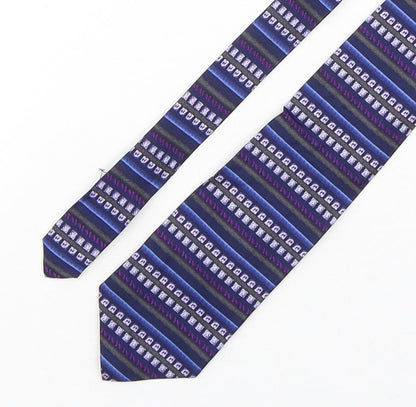 Mens Debenhams Multicoloured Geometric  Pointed Tie
