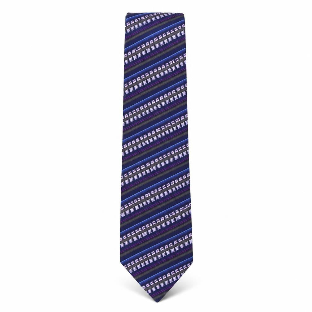 Mens Debenhams Multicoloured Geometric  Pointed Tie