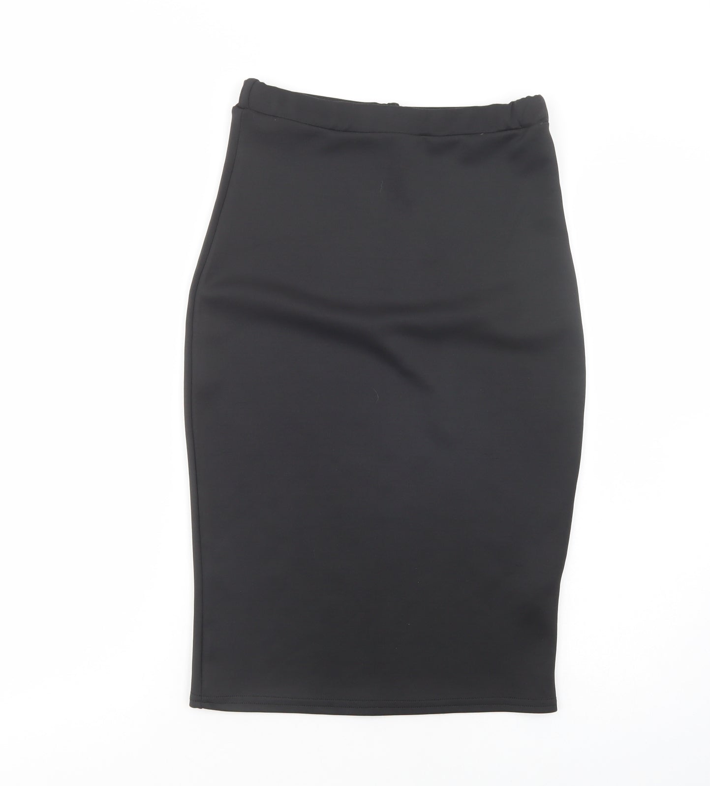 Edge Street Womens Black  Polyester Straight & Pencil Skirt Size 10